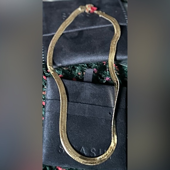 ‼️RARE‼️🎸SHASHI🎸🔥NWT🔥Khaleesi 14K Goldplated Chain Necklace - Picture 6 of 11